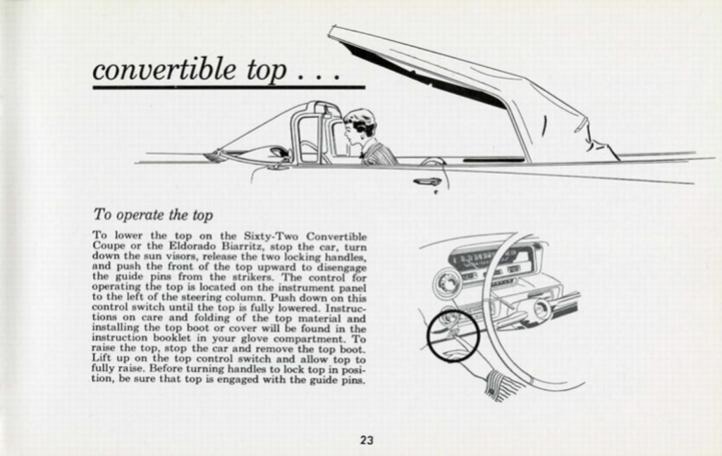 1960 Cadillac Owners Manual Page 31